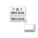 Swiss Klick Silber matt Hochformat